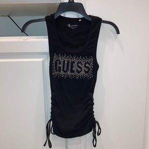 Guess black tank top Size S